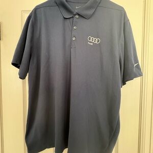Nike Audi Men's Navy Polo Shirt